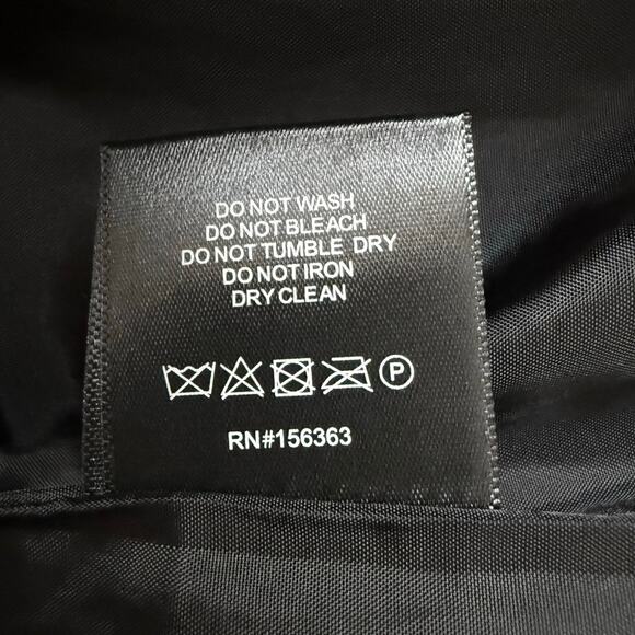 Rachel Zoe Faux Fur Hooded Vest Women's Large Black w/Hook & Eye Closure - Picture 7 of 8